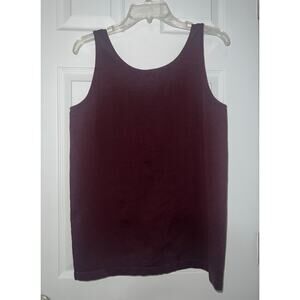 Cato Burgundy Sleeveless Tank Top Blouse Plus Size 22/24W